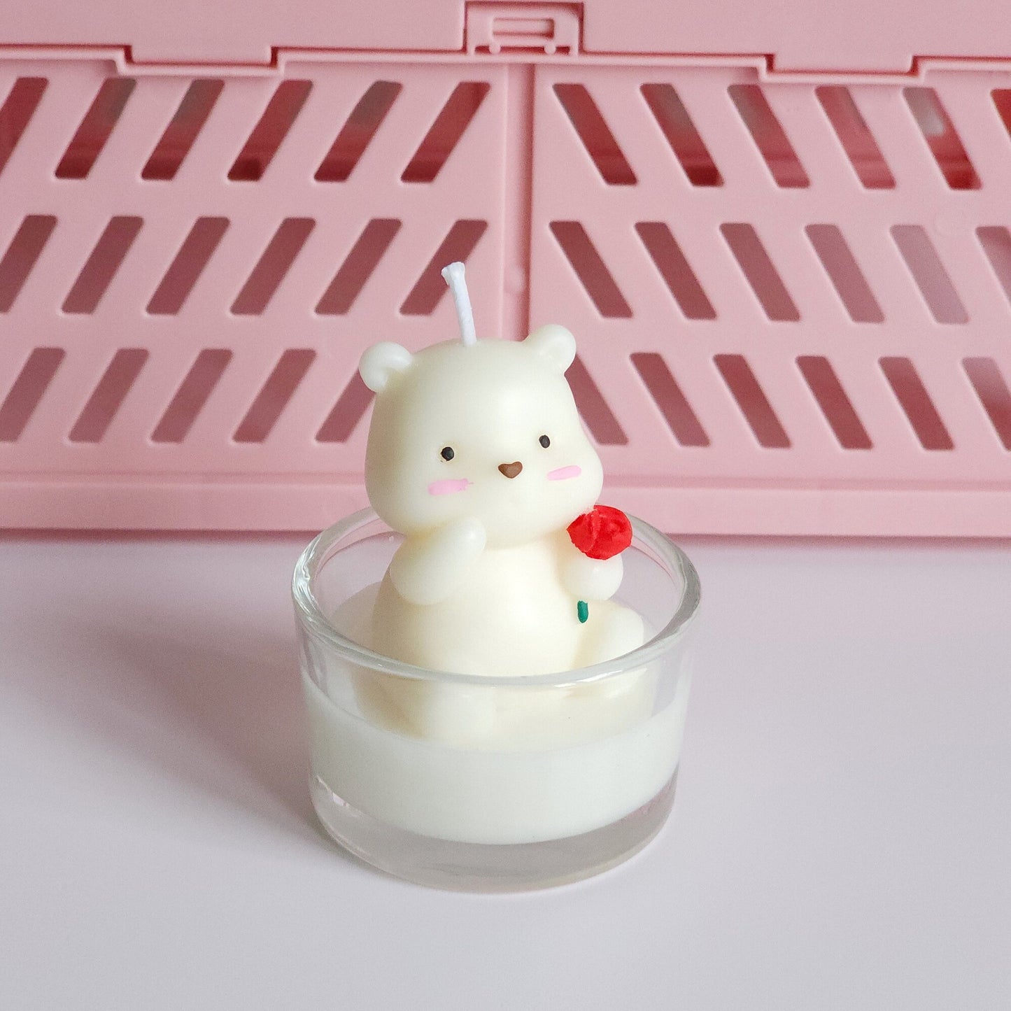 🐻 Teddy Bear Tealight Candle