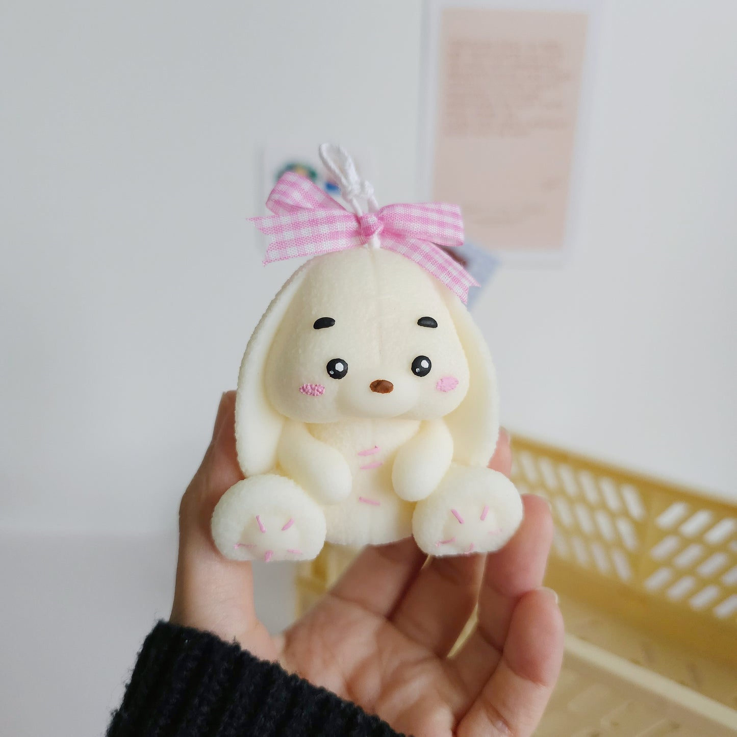 Snowy Bunny Candle