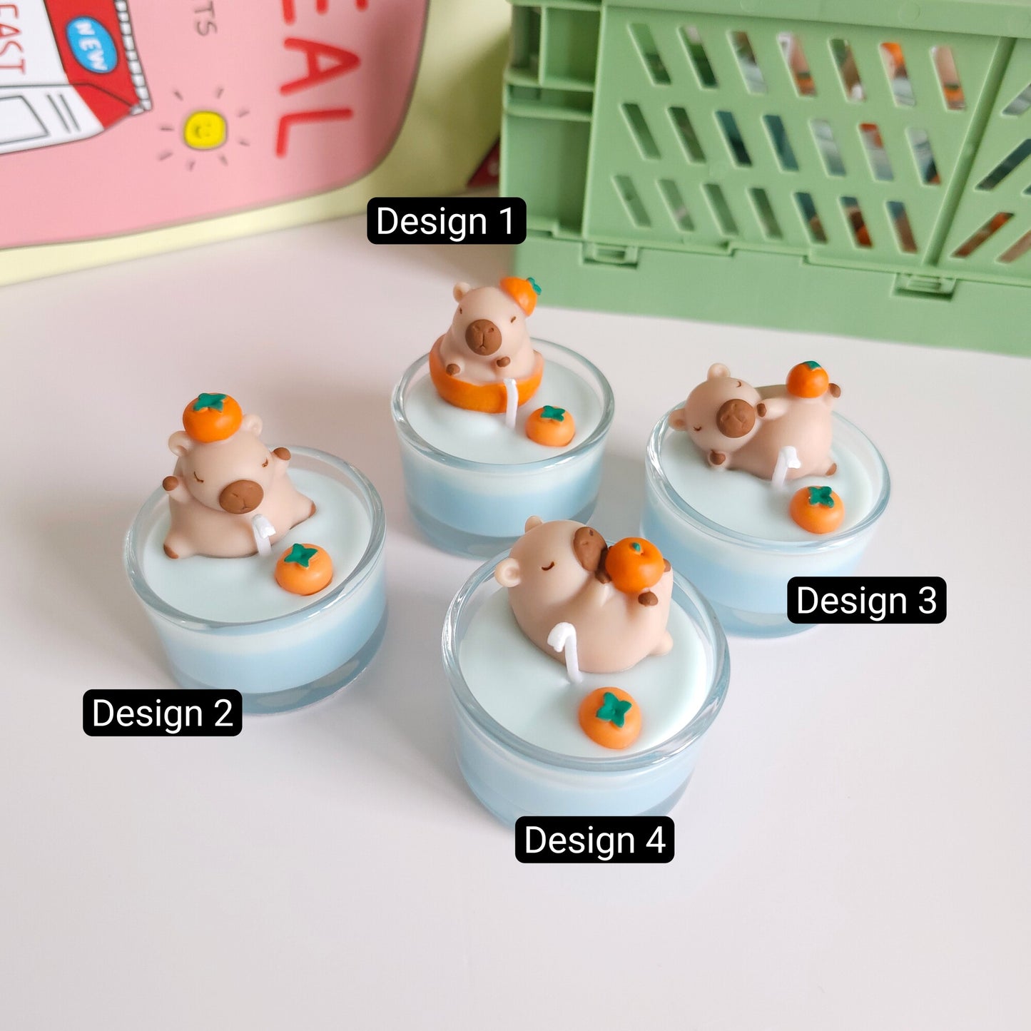 Capybara Tealight Candle