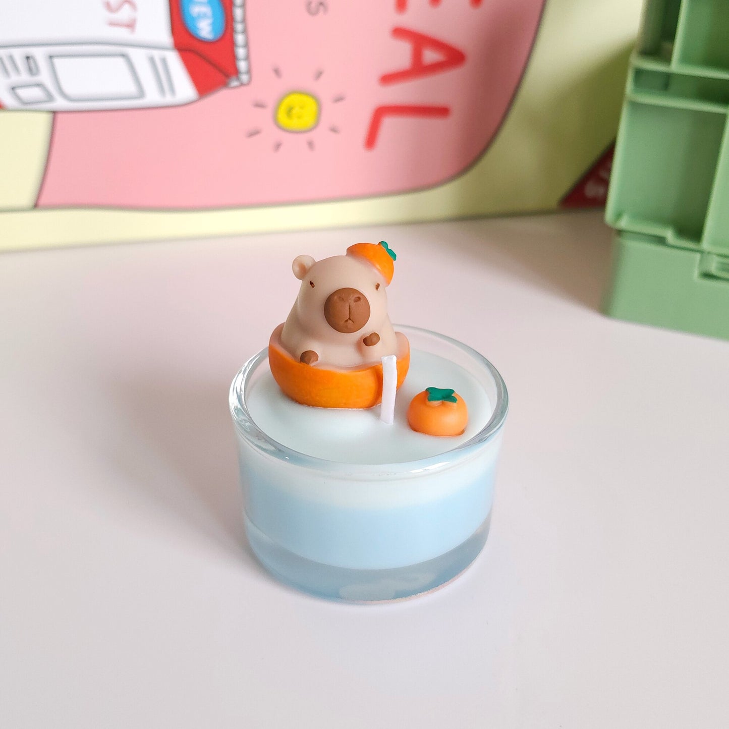 Capybara Tealight Candle