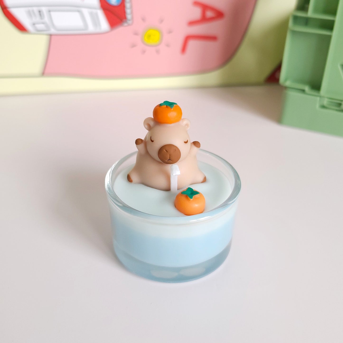 Capybara Tealight Candle
