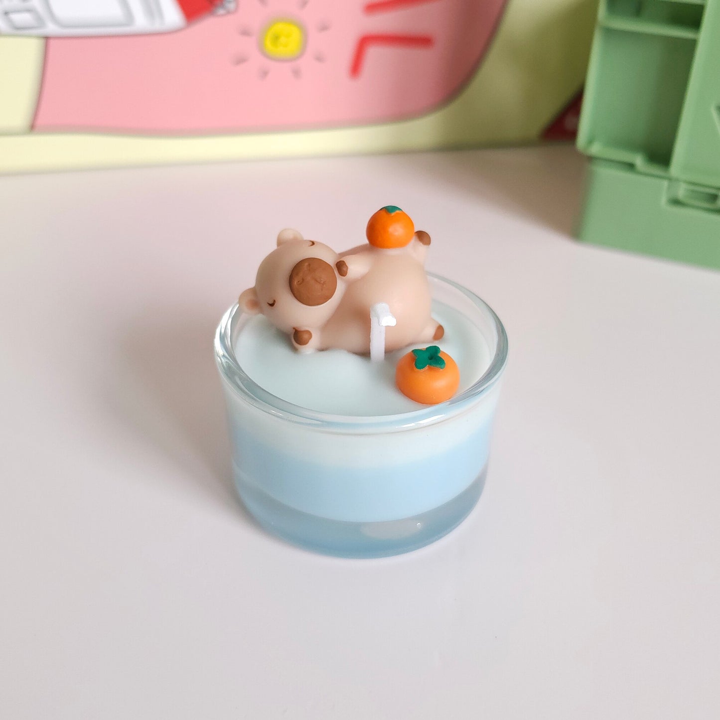 Capybara Tealight Candle