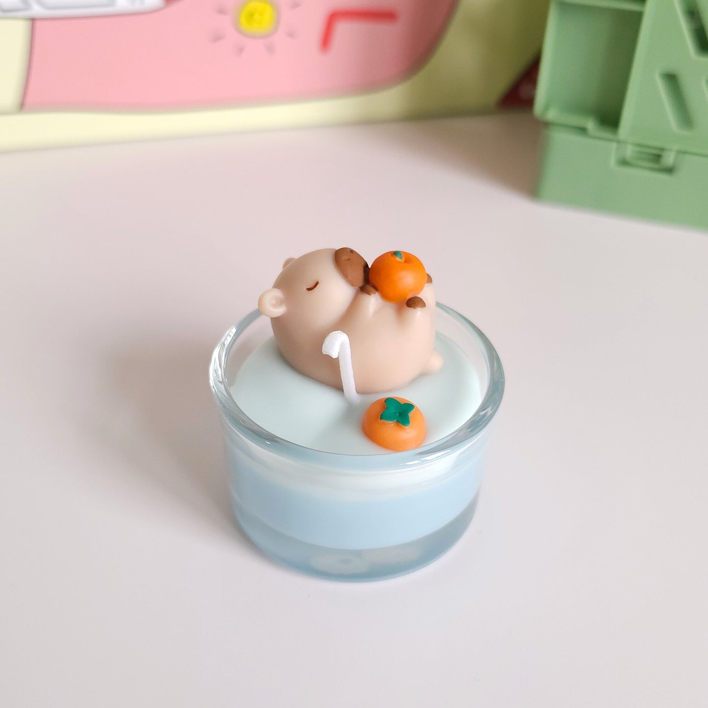 Capybara Tealight Candle