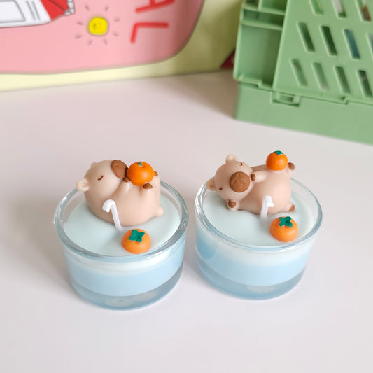 Capybara Tealight Candle