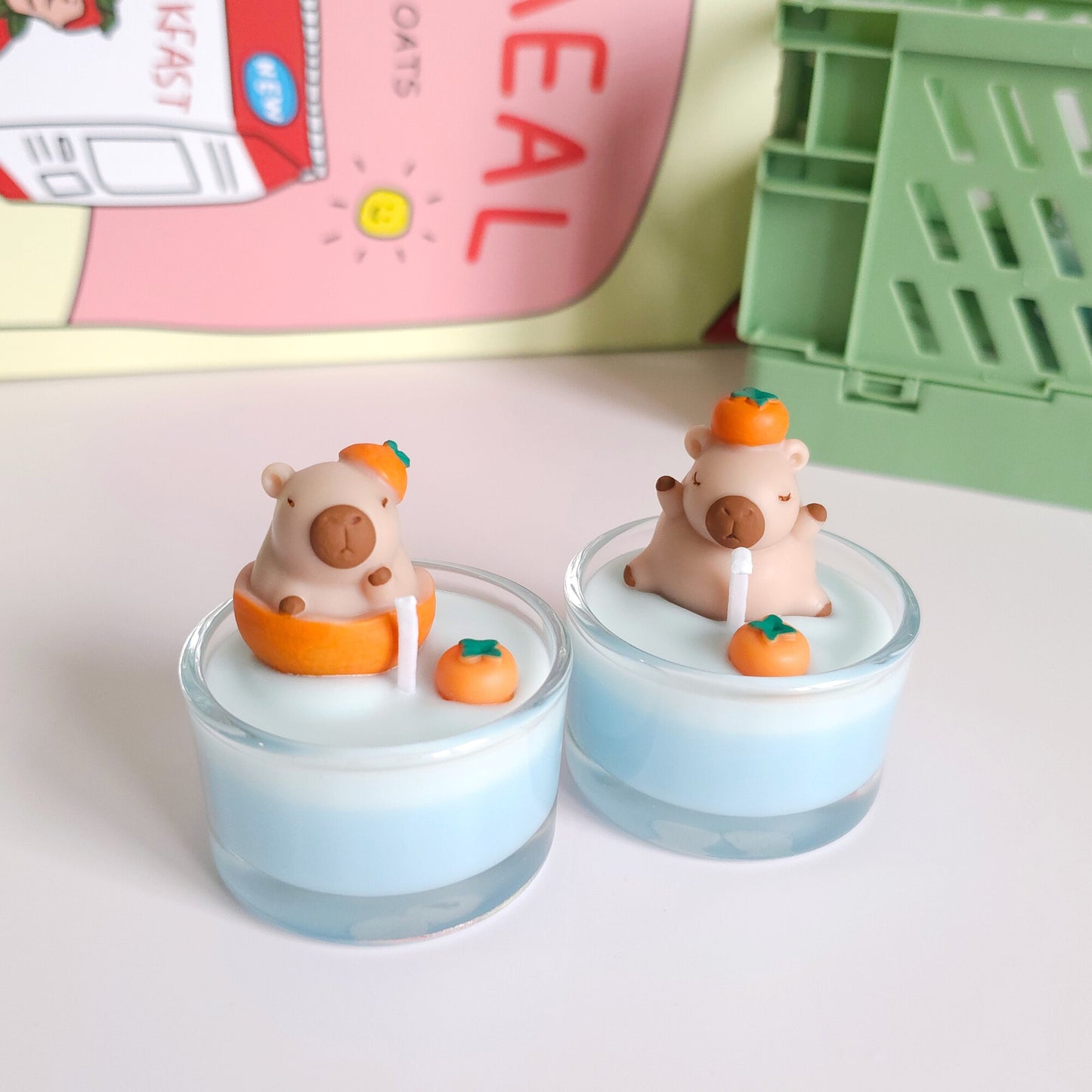 Capybara Tealight Candle