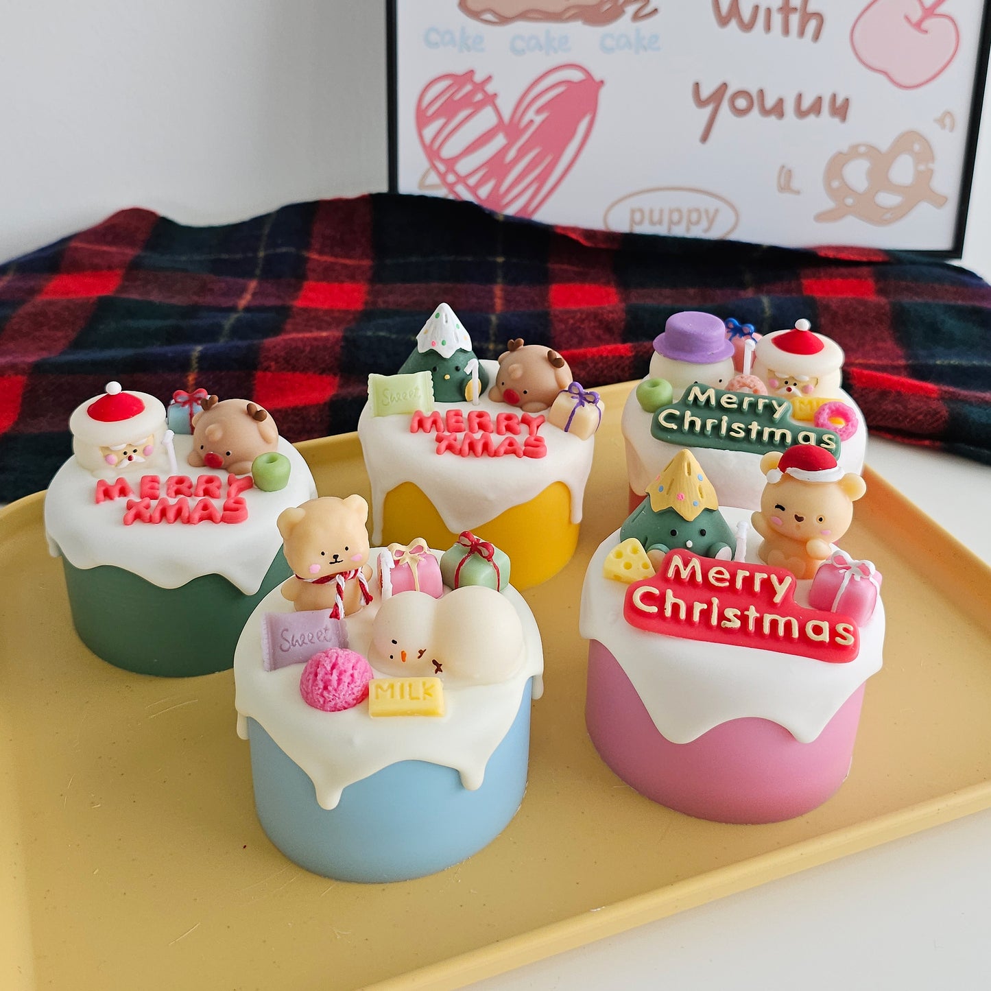 3 Inch Cake Candle Customization