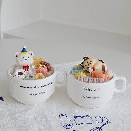 Cute Cup Candle