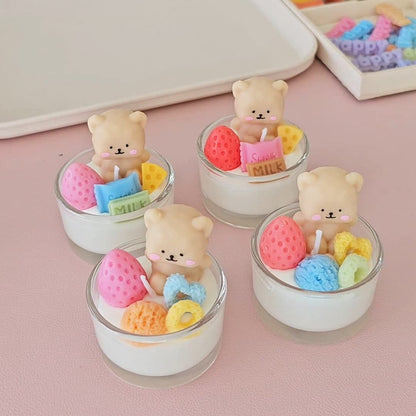 Bear Party Tealight Candle
