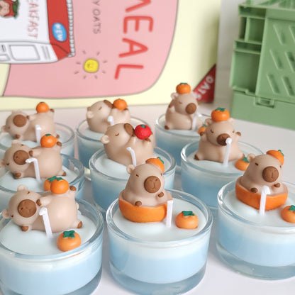 Capybara Tealight Candle