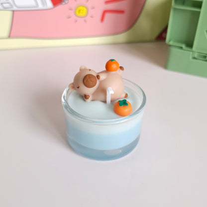 Capybara Tealight Candle