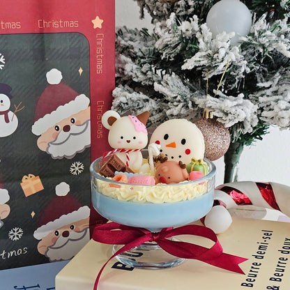 Christmas Dessert Cup Candle