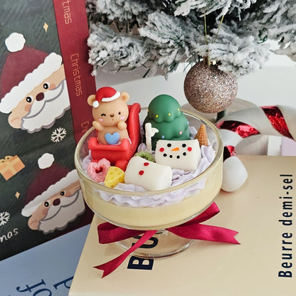 Christmas Dessert Cup Candle