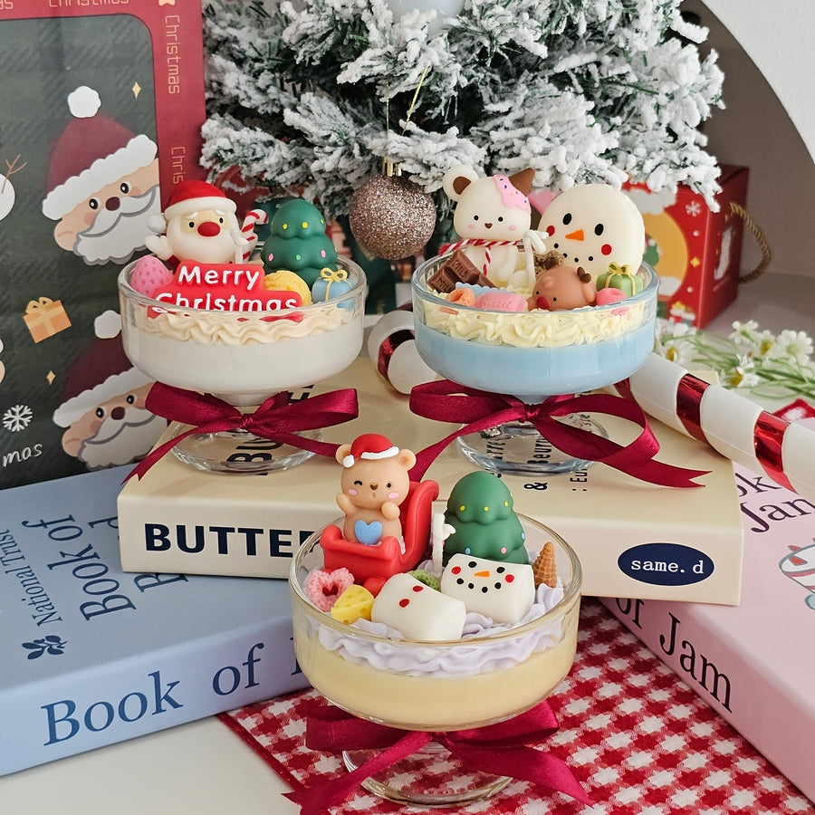Christmas Dessert Cup Candle