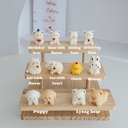 Cute Cheesecake Candle