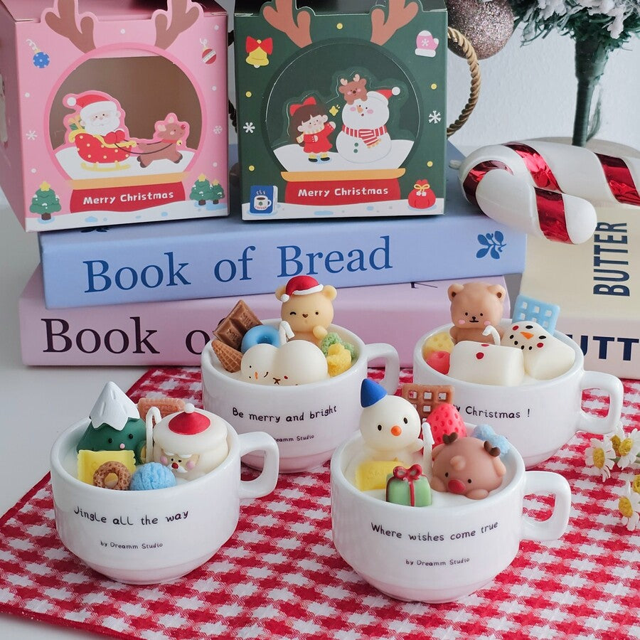 Christmas Cute Cup Candle