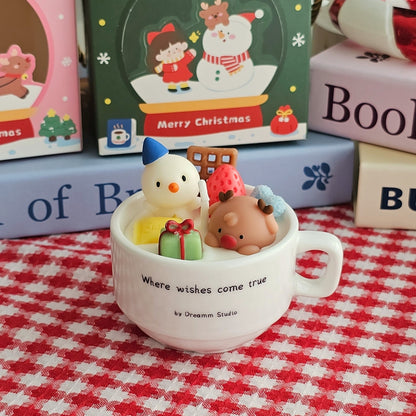 Christmas Cute Cup Candle